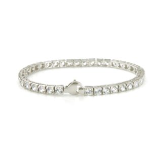 bracciale tennis top in argento D 4 mm g 15
