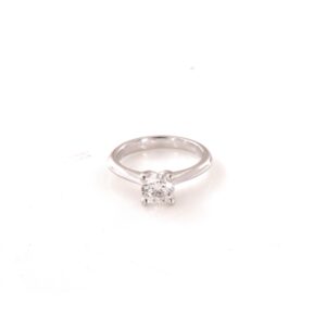 Anello solitario in oro 9k e diamanti lab grown  tot ct 1,00