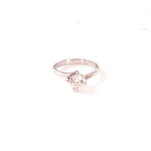 Anello solitario in oro 9k e diamanti lab grown  tot ct 1,00