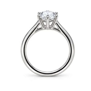 Anello solitario in oro 9k e diamanti lab grown  tot ct 1,00